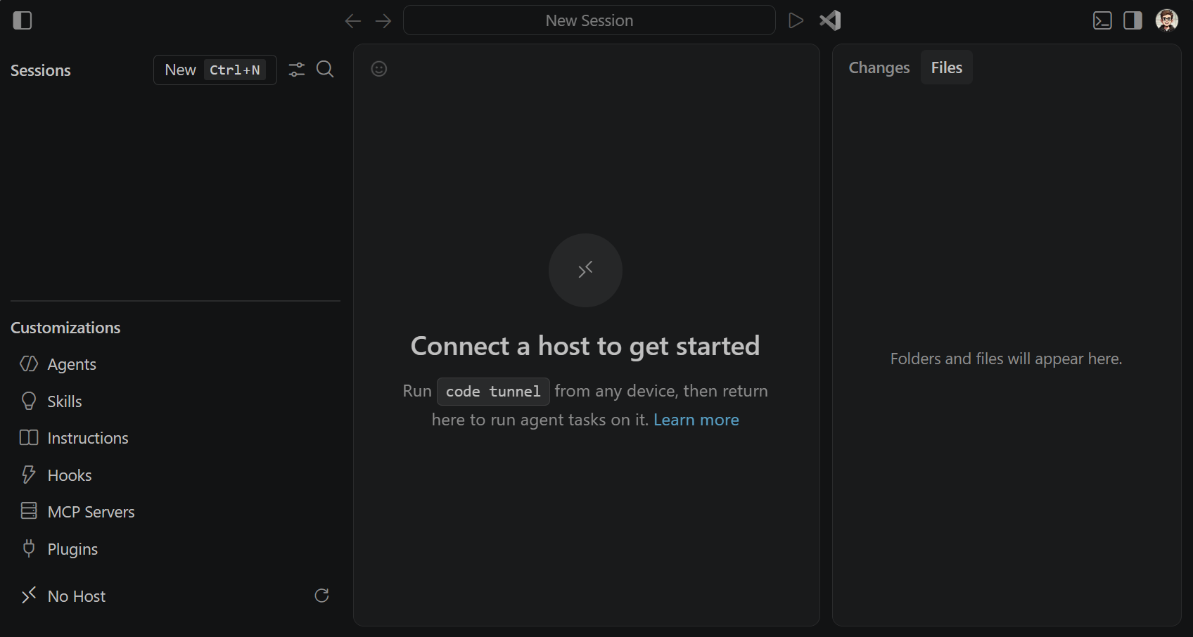 vscode.dev/agents letting you connect to a dev tunnel.