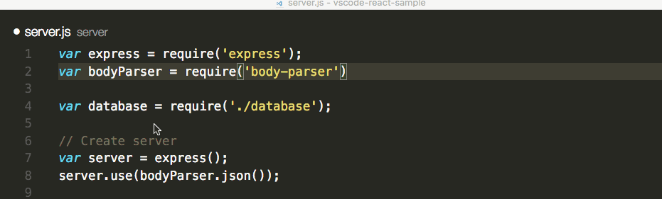 npm IntelliSense