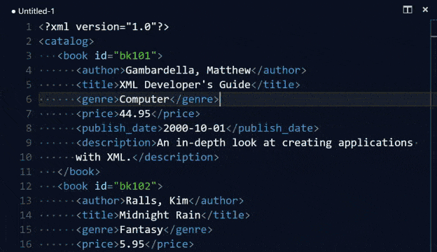 close html xml tag
