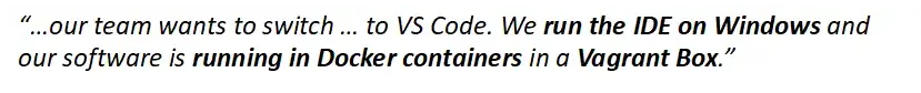Vagrant Box testimonial