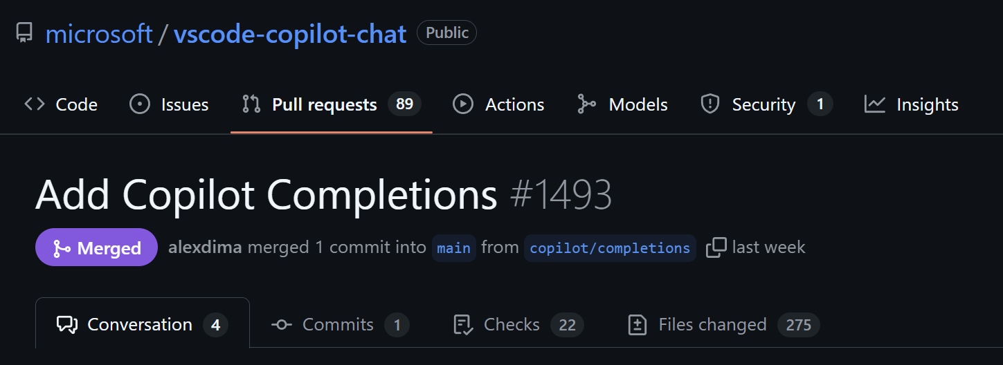 PR to OSS suggestions