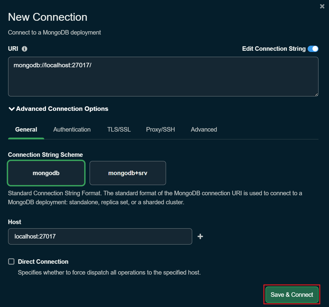 Database Connection setup