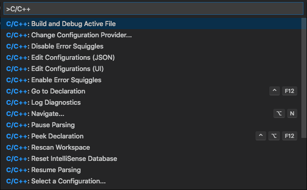 Command Palette