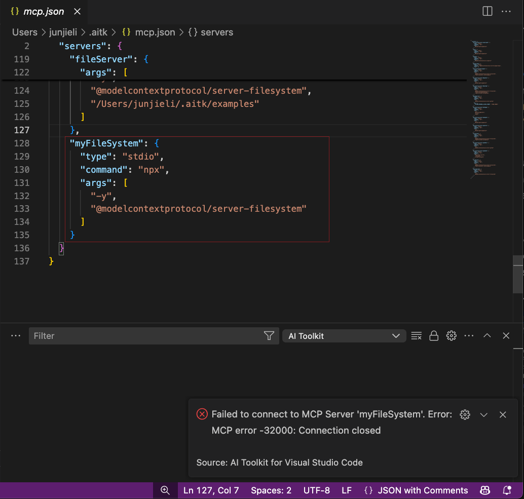 Modify args