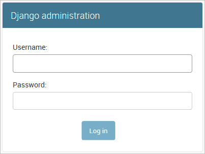 Django tutorial: default Django login prompt