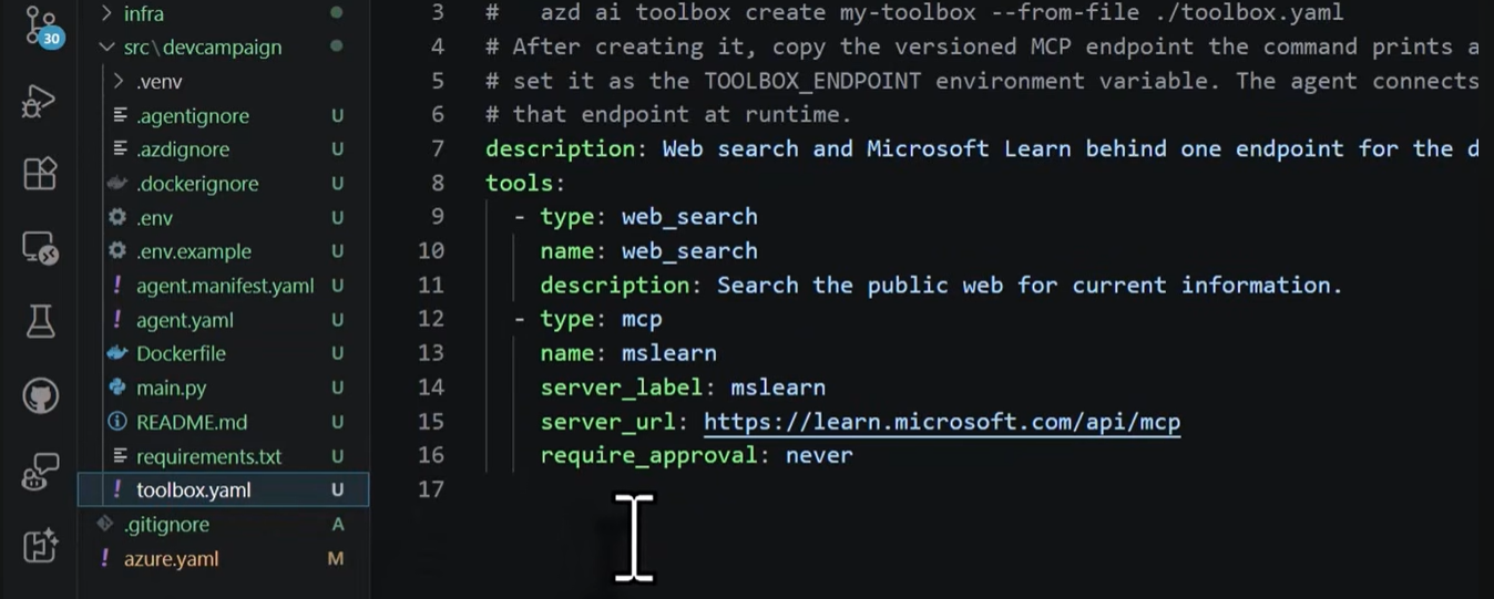 Foundry Toolbox configuration