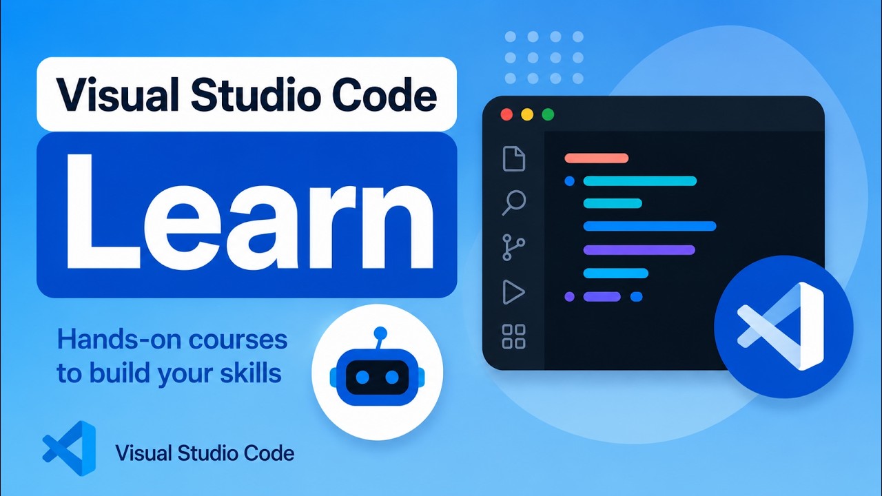 Watch Welcome to Visual Studio Code Learn on YouTube (opens in new tab).