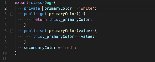 After generating the getter and setter