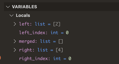 Show variable data types in the Variables section while debugging.